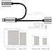 iPhone 7 Accessory Lightning to 3.5mm Headphone Jack Adapter, Connector to 3.5mm AUX Female Audio Jack Earphone Extender Jack Stereo for iPhone 7 / 7 Plus.Support iOS 10.3 or Later(Braid-Silvery)