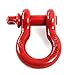 Red Hound Auto 2 Shackles 3/4 Inches Galvanized D Ring Marine Anchor Bow with Screw Pin 4.5 Ton