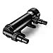 Flexzion Pond UV Lights for Outdoor Ponds - 9W Small Light, 2113-Gal Capacity, 1500L/H UV Pond Clarifier for Outdoor Ponds, Clears Water in Days (CUV-109A)