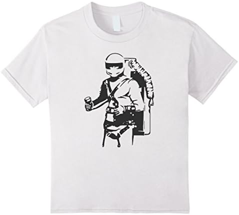 Kids Jet Pack Pilot T-Shirt 8 White