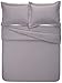 Amazon Brand – Pinzon Signature Cotton Heavyweight Velvet Flannel Duvet Set - King, Graphite