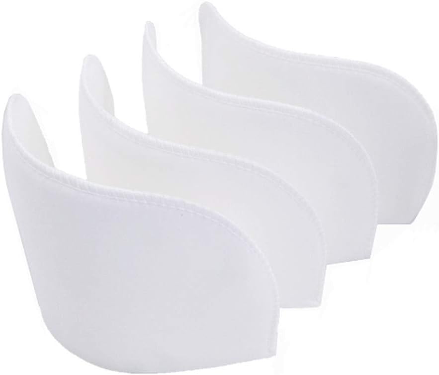 YEQIN (TM 2 Pair Soft Foam Padded Shoulder Pad for Blazer Clothes Sewing Accessories Craft DIY (White) - Image 4