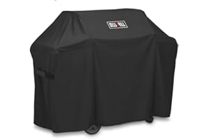 MISS GRILL MissGrill 7130 Grill Cover Fits Weber Genesis II 3 Burner Grill and Genesis 300 Series Grills (Compared to 7130),58 x 44.5-Inch Heavy Duty Waterproof & Weather Resistant Outdoor Barbeque Grill Cover