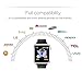 Padgene New GSM Bluetooth Smart Watch with Camera for Samsung S5 / Note 2 / 3 / 4, Nexus 6, Htc, Sony and Other Android Smartphones (White)
