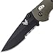 Benchmade Mini Griptilian Knife Drop-Point Blade Made EDC Manual Finish 556 Handle