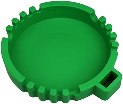 UNIQEE Silicone Ashtray Eco Friendly Unbreakable Soft Rubber High Temperature Heat Resistant Colorful Cigar Holder for Smokers put Ash (6.5inch, Dark Green)