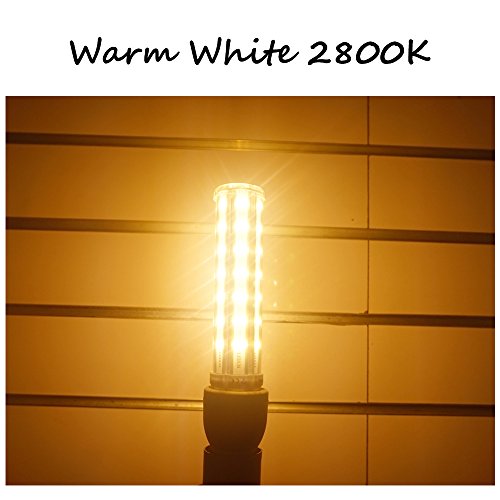 G24Q Base LED Bulb Lustaled 12W GX24Q 4 Pin LED Rotatable PL Corn Light Lamps Warm White 2800K LED GX24(G24) Lights 26W CFL/Compact Fluorescent Lamp Replacement (Remove/Bypass the Ballast, 2-Pack) - Thumbnail 6