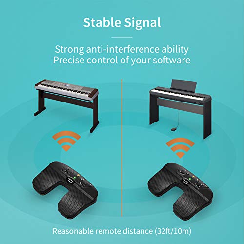 Starfavor Page Turner Pedal for IPad USB Foot Pedal Wireless