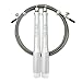 WODSKAI Speed Jump Rope-Adjustable 360° Swivel Ball Bearing Skipping Ropes-Speed Rope for Double Unders, MMA, WOD, Crossfit, Boxing Fitness Training with Spare Cable and Carrying