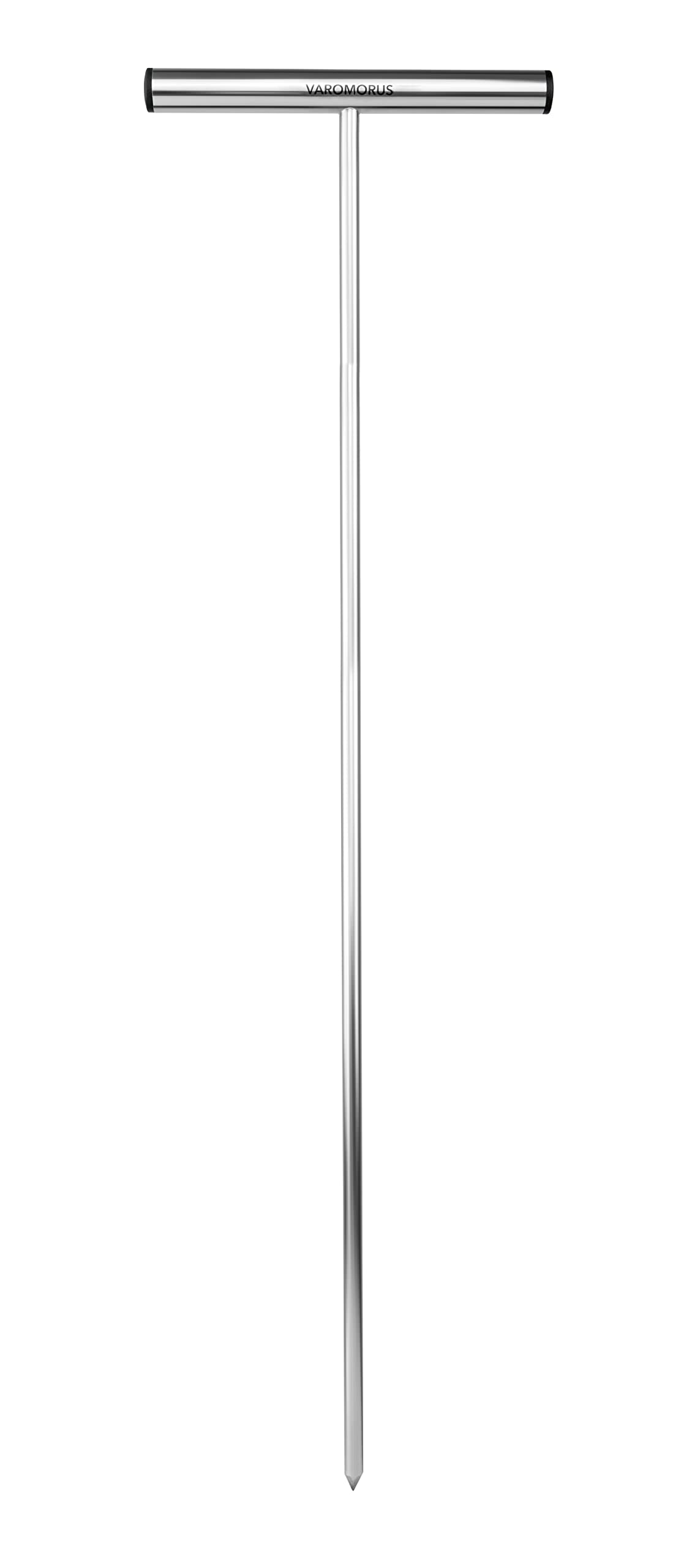 Varomorus Stainless Steel Soil Probe Rod, Septic Tank Locator for Locating Underground Pipes, Gardening, Landscaping, T Handle (42")
