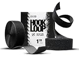 Hook 'n Loop Industrial Strength Black Sew-On Cloth Backed Roll (1" x 15ft Black)