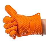 BBQ Grilling Gloves, Most Versatile Oven Mitts & Hot Pads. Lifetime Warranty!