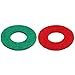 Pangda 6 Pieces Battery Terminal Anti Corrosion Washers Fiber battery post shims Battery Terminal Protector battery corrosion cleaner (3 Red and 3 Green)