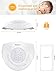 SOAIY White Noise Sound Machine with Night Lights | 6 Relaxing & Soothing Nature Sounds and Auto-Off Timer | Portable Noise Machine Baby & Kids Sleep Therapy for Home, Office, Travel