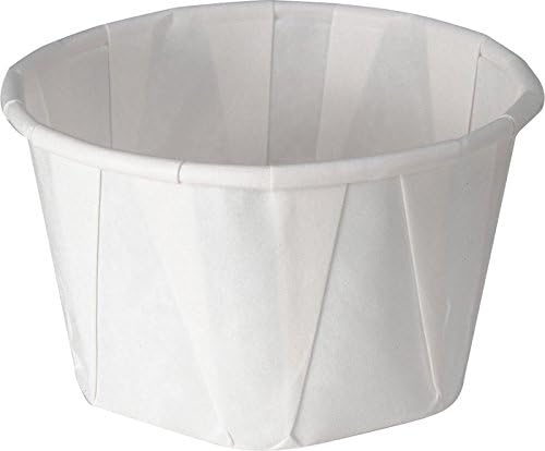 Solo 3.25 oz Treated Paper Souffle Portion Cups for Measuring, Medicine, Samples, Jello Shots (Pack of 250)