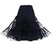Dresstells Women's Vintage Rockabilly Petticoat Skirt Tutu 1950s Underskirt
