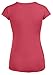 Milk Nursingwear Side-Shirred Nursing Top in Short Sleeves -L-Coral