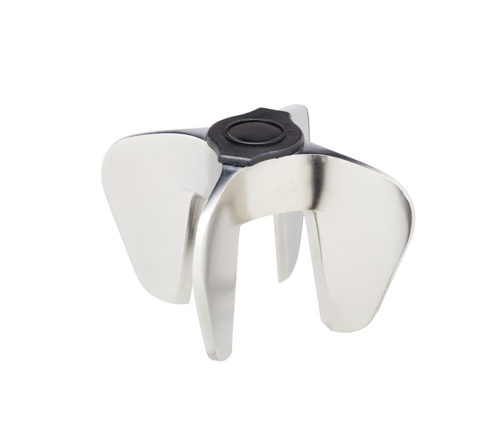 BarCraft BCCHAMOP Champagne/Sparkling Wine Opener, Stainless Steel, 7 x 7 x 4 cm, Silver