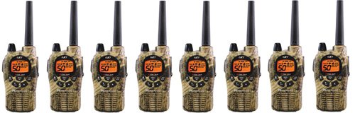 Midland GXT1050VP4 36-Mile JIS4 Waterproof 50-Channel FRS/GMRS Two-Way Camo Radio ( 8 Pack )