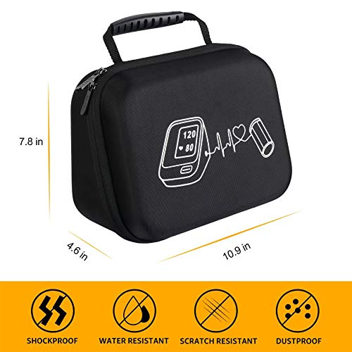 BOVKE Hard Carrying Case for OMRON Platinum BP5450 OMRON Gold BP5350 OMRON 7 Series BP7350 OMRON
