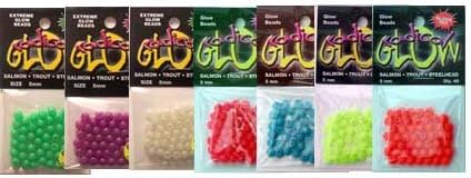 Powerful Pink Glow Beads-4mm-Pkg of 48 beads