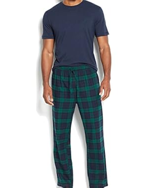 Men's Green Plaid Pajama Pants