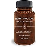 Isagenix Hair Revival - Natural Hair Growth & Thickening Supplement - Supports Healthy Scalp - Formula Contains Biotin, Amino Acid, Banana Flower Extract & More - 120 Tablets (60 Servings)