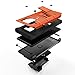 ZIZO Bolt Series for Galaxy Note 9 Case with Holster, Lanyard, Military Grade Drop Tested and Tempered Glass Screen Protector for Samsung Galaxy Note 9 Cover - Orange/Black