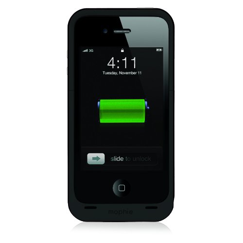 mophie Juice Pack Plus Battery Case for iPhone 4/4S - Black - //coolthings.us