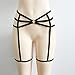 YIWULA Womens Sexy Elastic Goth Leg Garter Belt Leg Decoration Harness Pantie Lingerie (M)