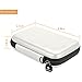 Fintie Protective Case for HP Sprocket Plus Photo Printer - Hard EVA Shockproof Portable Carrying Bag Storage Pouch with Inner Pocket/Removable Strap - White