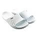 Kaiback Men's Poolside Slide Shower Sandal (10/11, White)