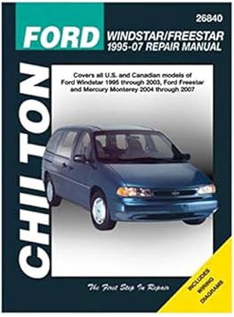 Amazon Com Chilton Repair Manual For Ford Windstar Freestar 1995 2007 Automotive