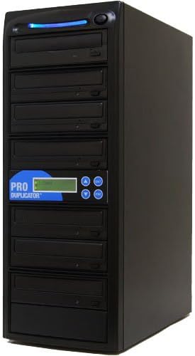 Produplicator 1 to 6 M-Disc 14X BD Burner Blu-Ray Duplicator (with 500GB HDD and USB 2.0 Connection) - Standalone CD DVD BD-R BDXL Copier Duplication Tower