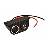 Custom Accessories 18003 12V Dual USB Under Dash Mount