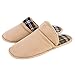 Ofoot Men's & Women's Casual Checked-Pattern Suedette Fabric Memory Foam Clog