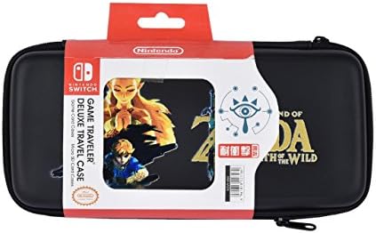 DARAHS The Legend of Zelda Fox Micro Protective Hard Portable Travel Carry Shell Pouch Compatible for Nintendo Switch Console and Accessories (Black)