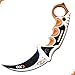 Knivesmatter Custom csgo Karambit Knife, 3rd Gen, Full Tang (Asiimov)