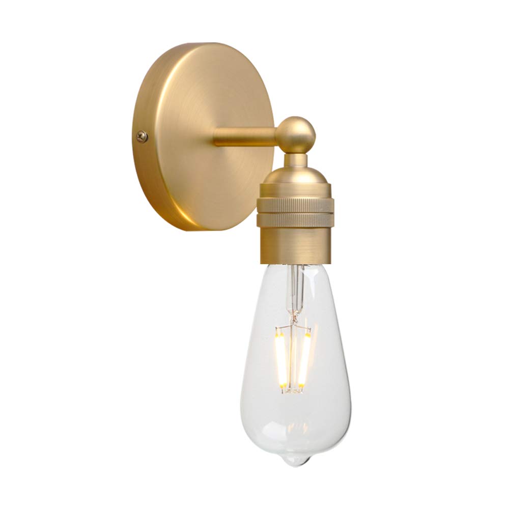 Yosoan Vintage Nordic Sconce Wall Lights, Industrial Loft Up/Down Wall Light Fittings, E27 Light Holder Lamp for Corridor Kitchen Bedroom Cafe Bar Restaurant (Antique)