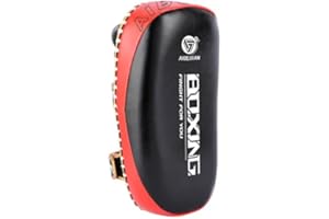 AIBEIJIAN Boxing Pads Curved Focus Punching Mitts,for Boxing Training, Karate, Kickboxing, Muay Thai and Taekwondo (Foot Target - Single)