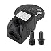 400 GPH Submersible Water Pumps for Aquarium, Tabletop Fountains, Pond, Water Gardens and Hydroponic Systems with Two Nozzles, CE-ROHS Approved, 5.9 ft Power Cord