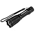 On The Way 900 Lumen Expedition Handheld Flashlight LED With Battery Charger, 18650 2800mAh Rechargeable Battery and Sleeve, AAA Battery Holder