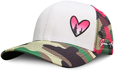 Women\'s Mesh Back Cactus Cap Faux Leather Patch Snap Closure Casual Fashion Amazon.com: ARIAT Women main image 2