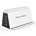 Charging Station, Ancreu 4 USB Multi-Port Charging Power Strip Surge Protector with Night Light Lamp for Baby Bedroom, 2AC Outlets and Built-in Holder Stand for iPhone, iPad, Tablet …