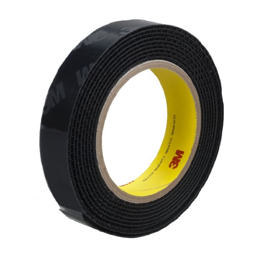 3M Fastener SJ3530 Hook S030 Black, 2 in x 50 yd 0.15 in Engaged Thickness (Pack of 1)