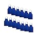 TSD STORY Total 15 PCS Dark Blue Bib Aprons Bulk for Women Men with 2 Front Pockets(Dark Blue-15pcs)