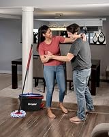 O-Cedar EasyWring RinseClean Microfiber Spin Mop Bucket Floor Cleaning System view 15