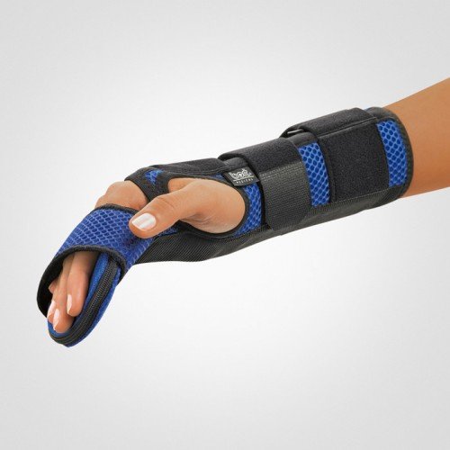 Bort Soft Hand Splint Brace with Finger SupportLBlueLeft Buy