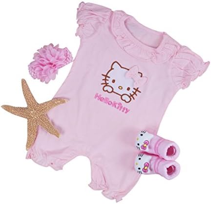Sleeveless Baby Romper Onesies (6-12 Months, Hello Kitty)