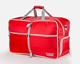 ErgaLogik TraveLite Foldable 80L/40L Waterproof Travel Duffel Bag for Sports & Gym